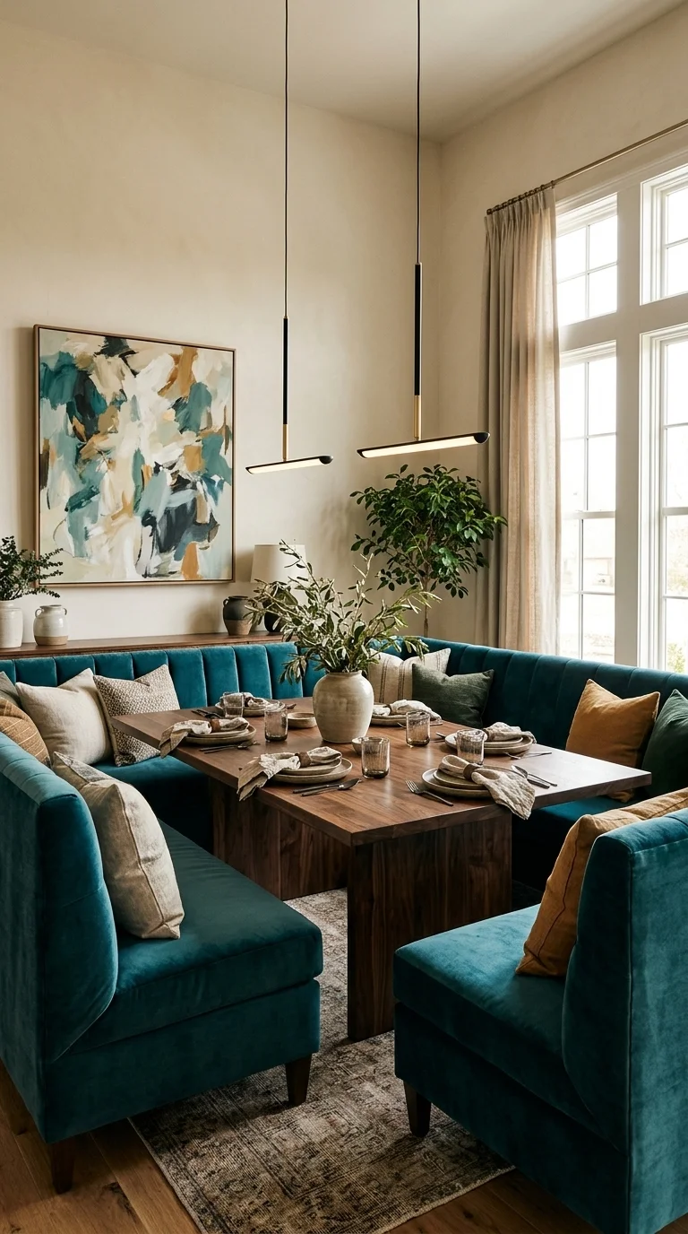 U-Shaped Dining Banquette