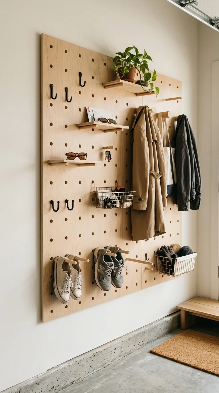 Vertical Pegboard System