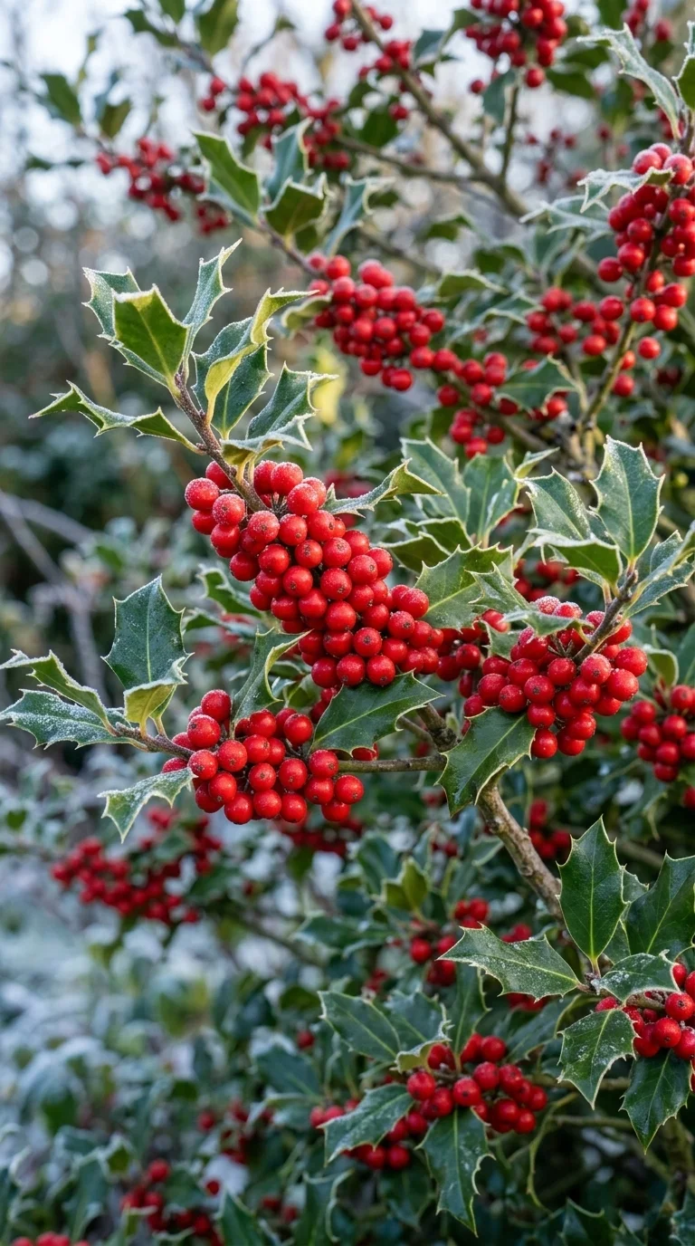 Winter Interest with Berry-Producing Evergreens